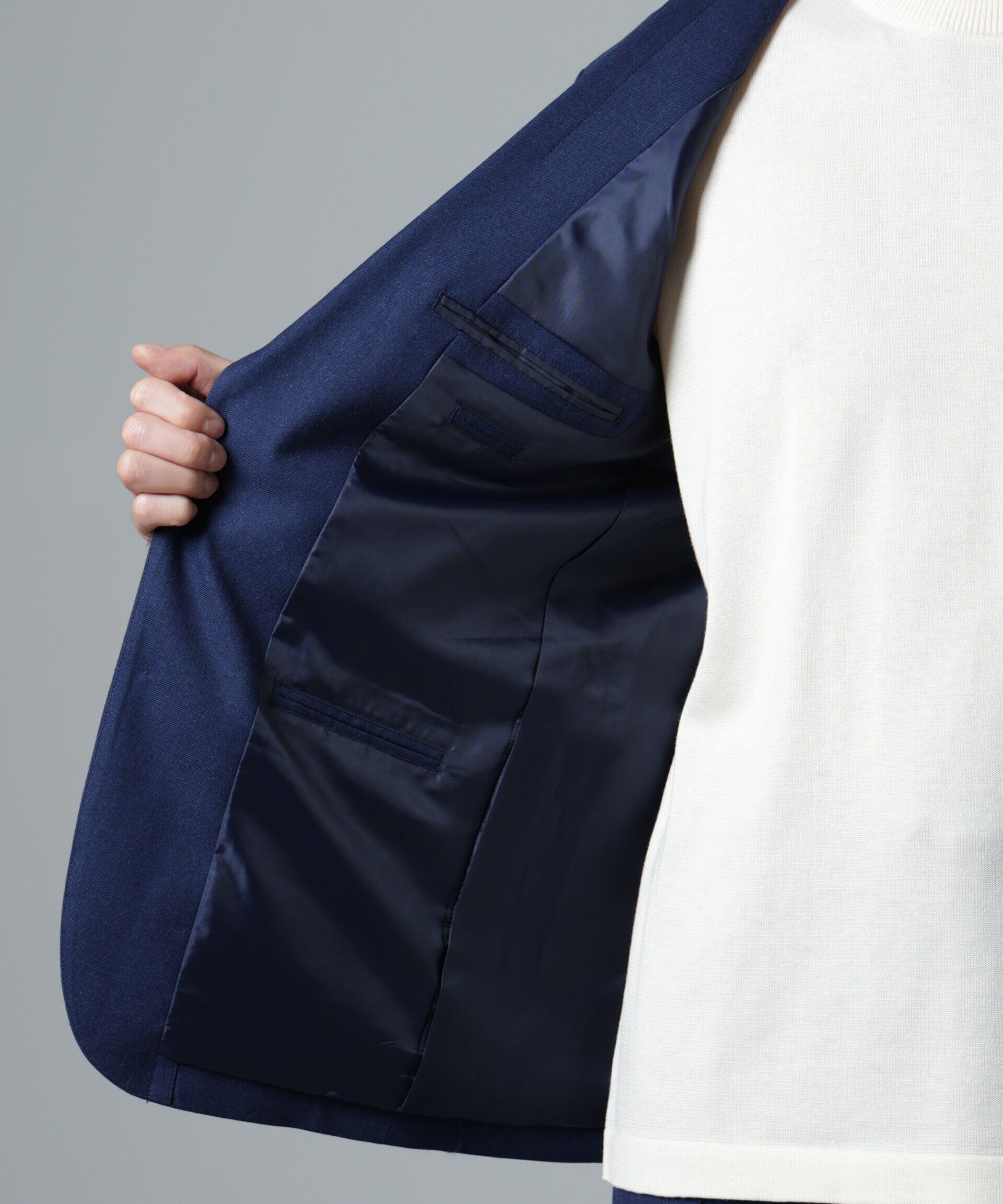 nano･universe「｢N JACKET PREMIUM｣RENU(R)ｳｰﾙ混洗えるｻｷｿﾆｰｼﾞｬｹｯﾄ(ｾｯﾄｱｯ 」|スーツ|