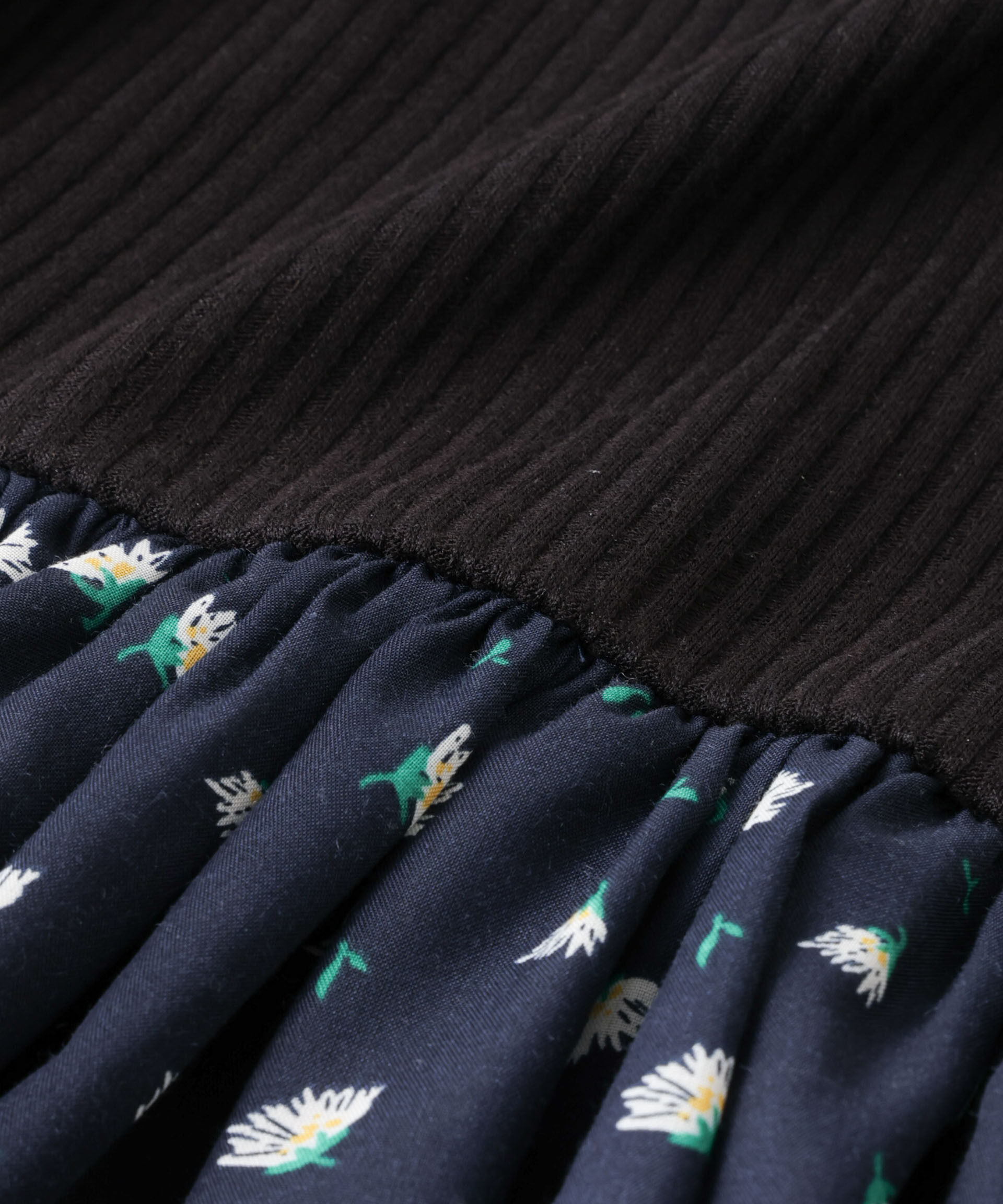 nano･universe「フラワープリントリブタンクワンピース」|ワンピース|