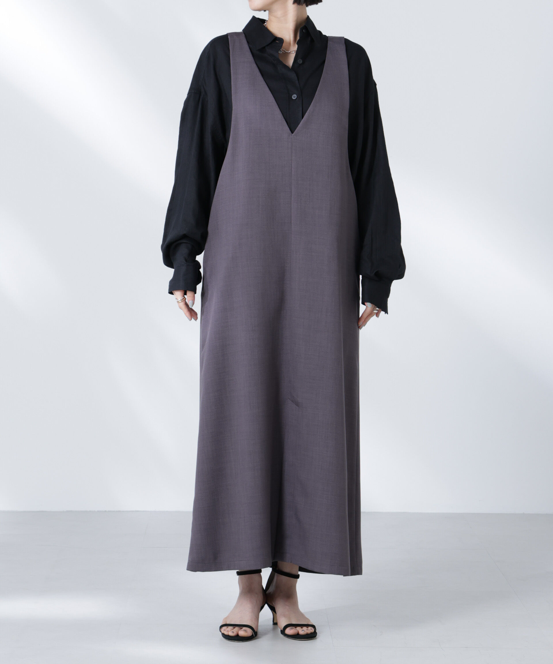 nano･universe「前後2wayサロペットワンピース」|ワンピース|