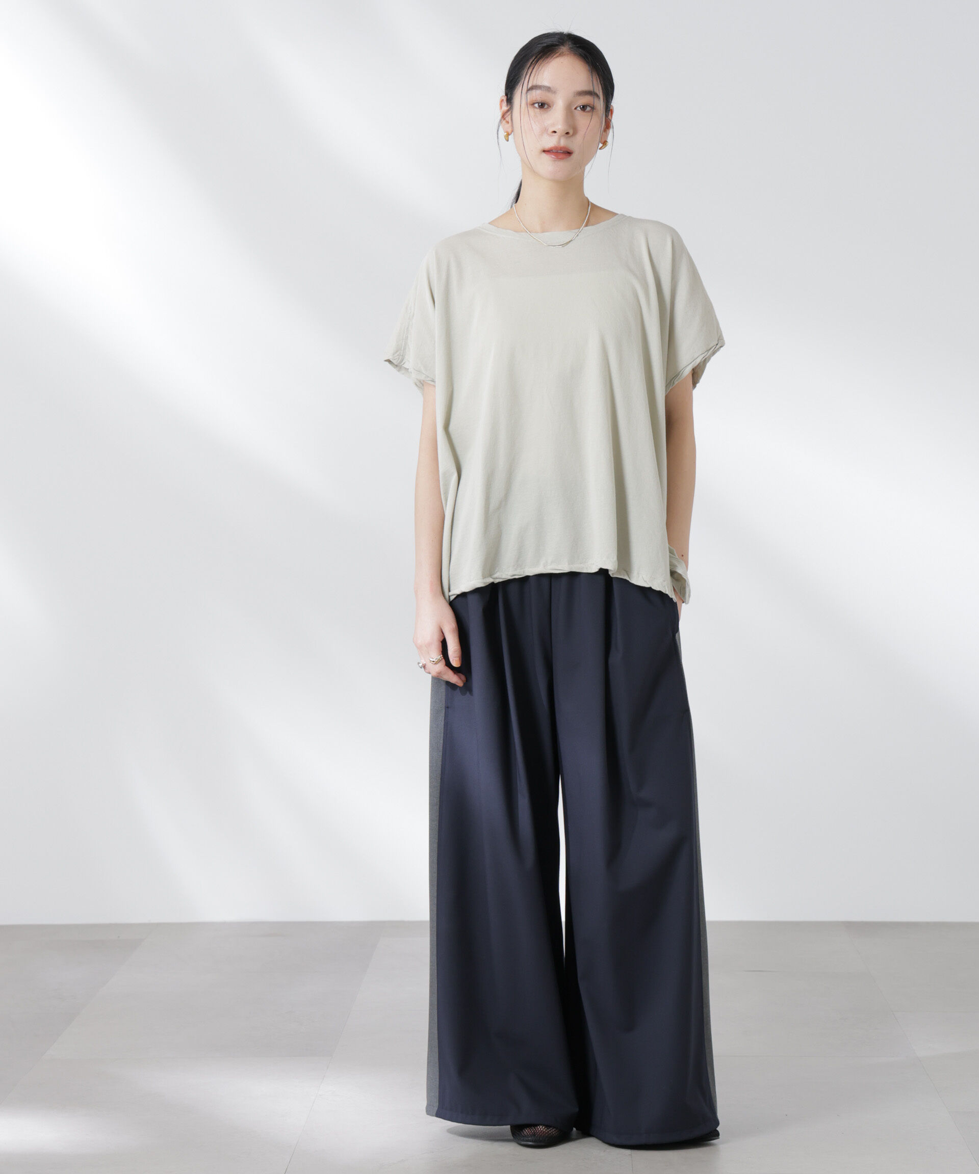 nano･universe「GREYCHORD/IVY フットボールデザインTシャツ」|Tシャツ・カットソー|