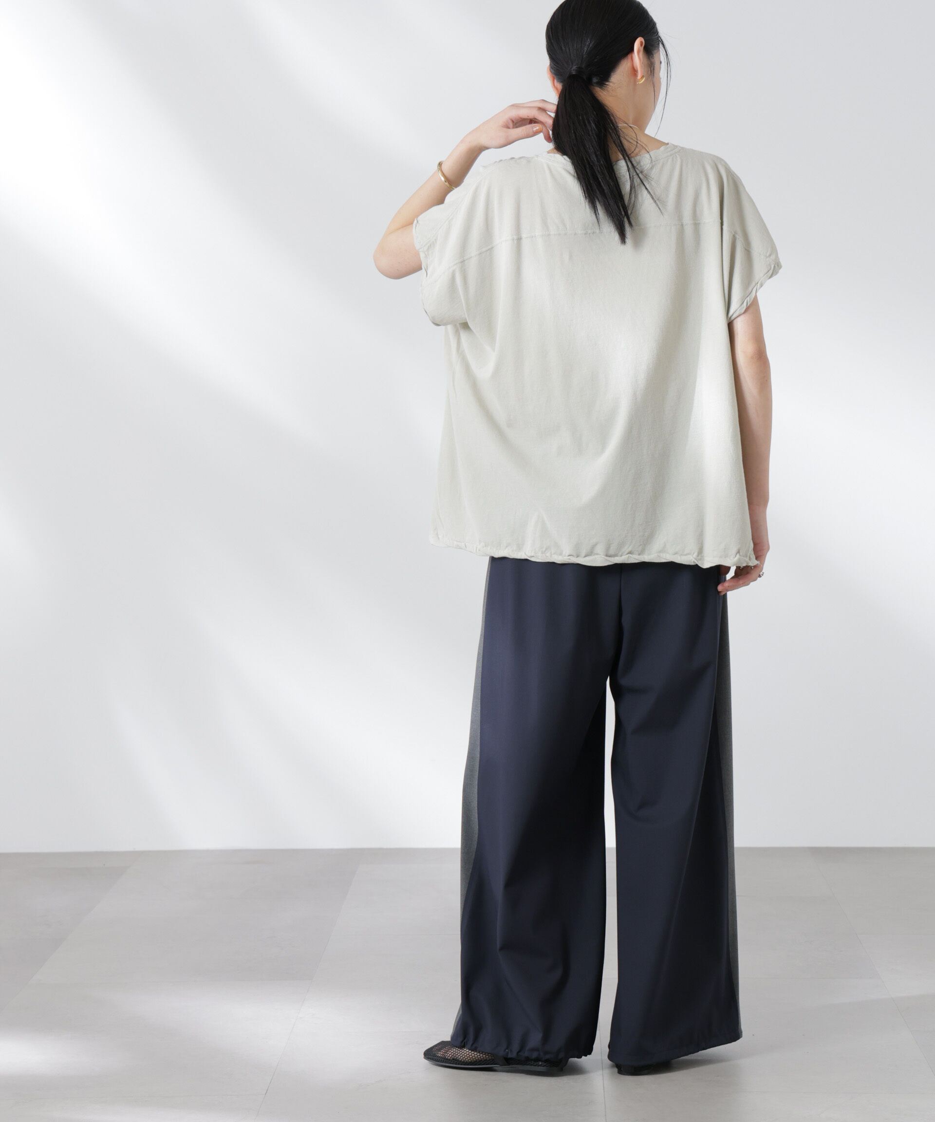 nano･universe「GREYCHORD/IVY フットボールデザインTシャツ」|Tシャツ・カットソー|