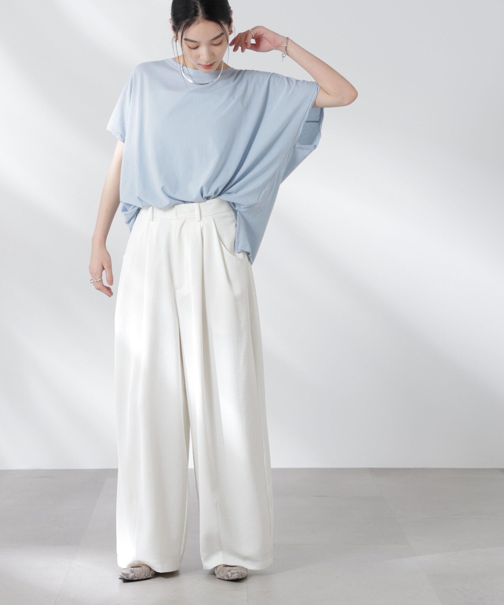 nano･universe「GREYCHORD/IVY フットボールデザインTシャツ」|Tシャツ・カットソー|