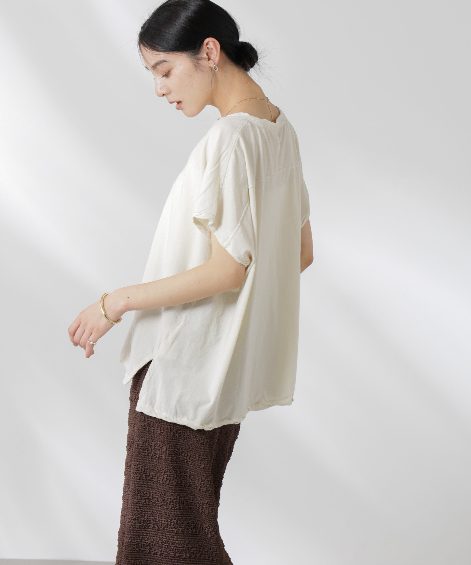 nano･universe「GREYCHORD/IVY フットボールデザインTシャツ」|Tシャツ・カットソー|