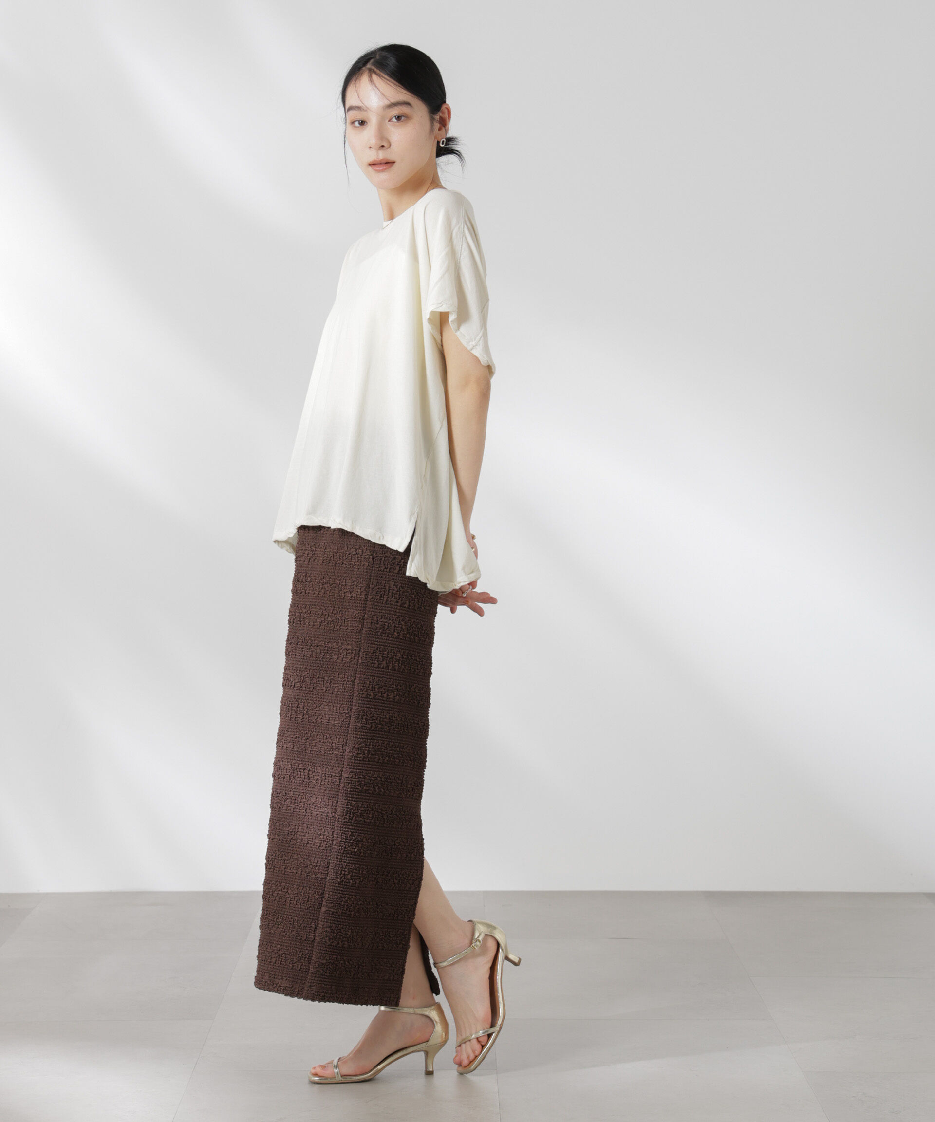 nano･universe「GREYCHORD/IVY フットボールデザインTシャツ」|Tシャツ・カットソー|