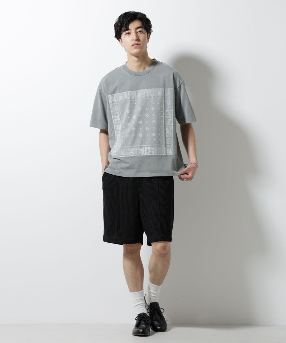 nano･universe「ピグメントクラフトTシャツ 半袖」|Tシャツ・カットソー|