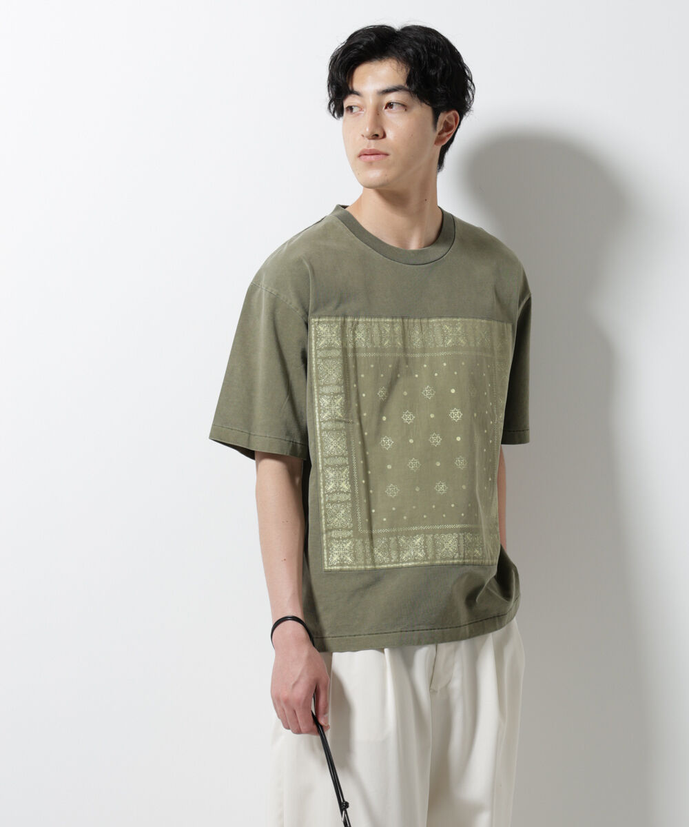 nano･universe「ピグメントクラフトTシャツ 半袖」|Tシャツ・カットソー|