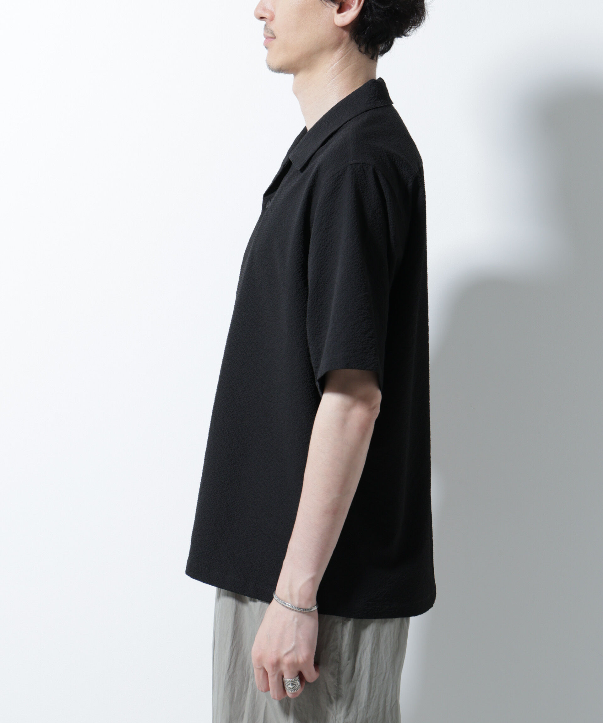 nano･universe「サッカーシャツ 半袖（セットアップ可）」|シャツ・ブラウス|