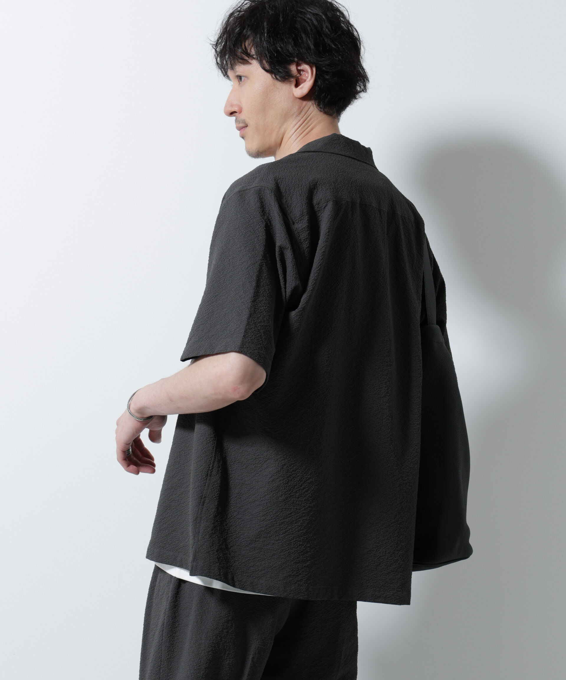 nano･universe「サッカーシャツ 半袖（セットアップ可）」|シャツ・ブラウス|