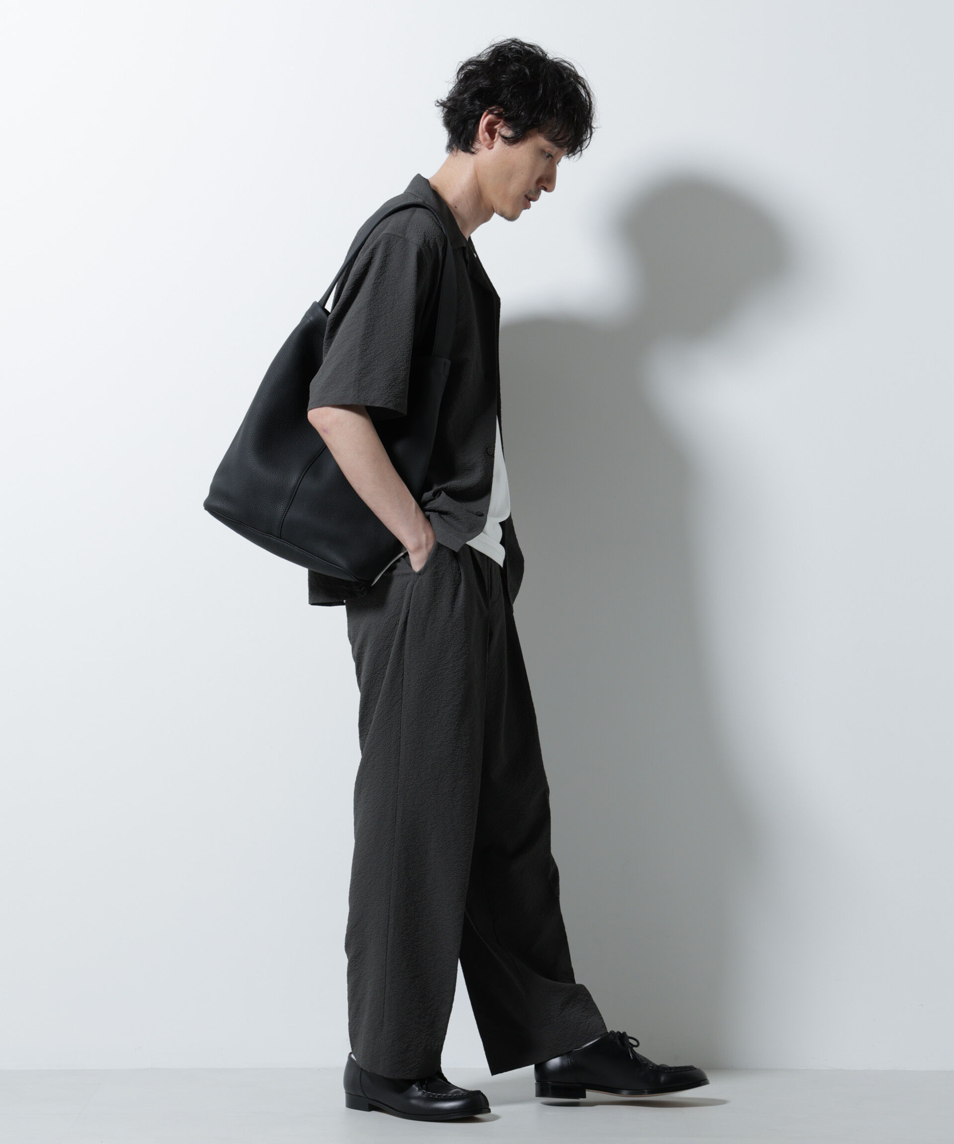 nano･universe「サッカーシャツ 半袖（セットアップ可）」|シャツ・ブラウス|