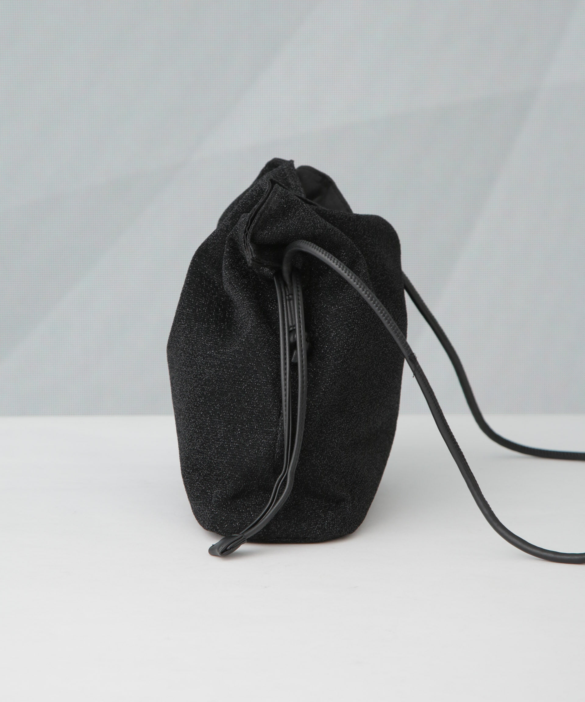 nano･universe「ラメ巾着ショルダーバッグ」|ショルダー・メッセンジャー|