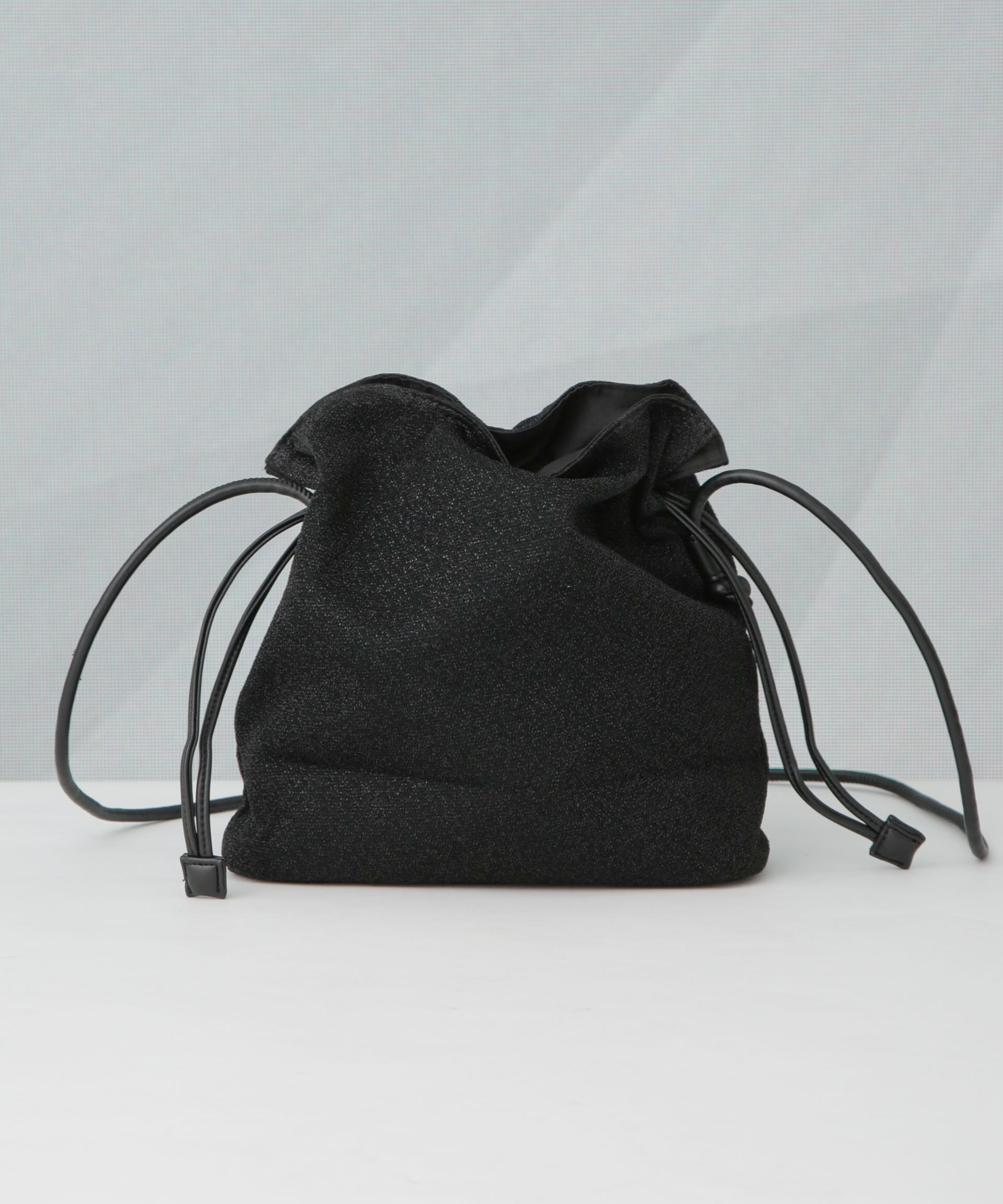 nano･universe「ラメ巾着ショルダーバッグ」|ショルダー・メッセンジャー|