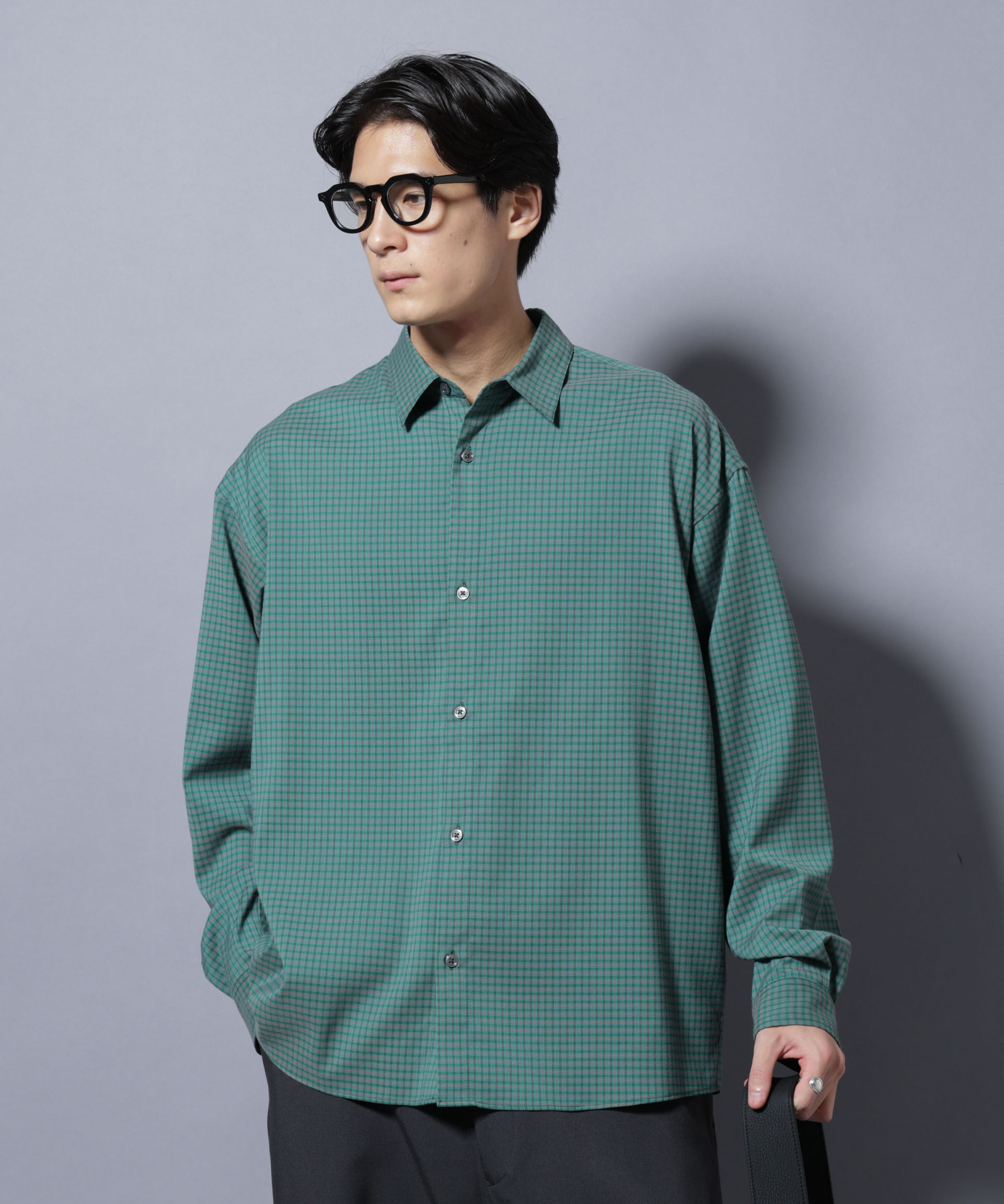 nano･universe「グランパチェックシャツ」|シャツ・ブラウス|