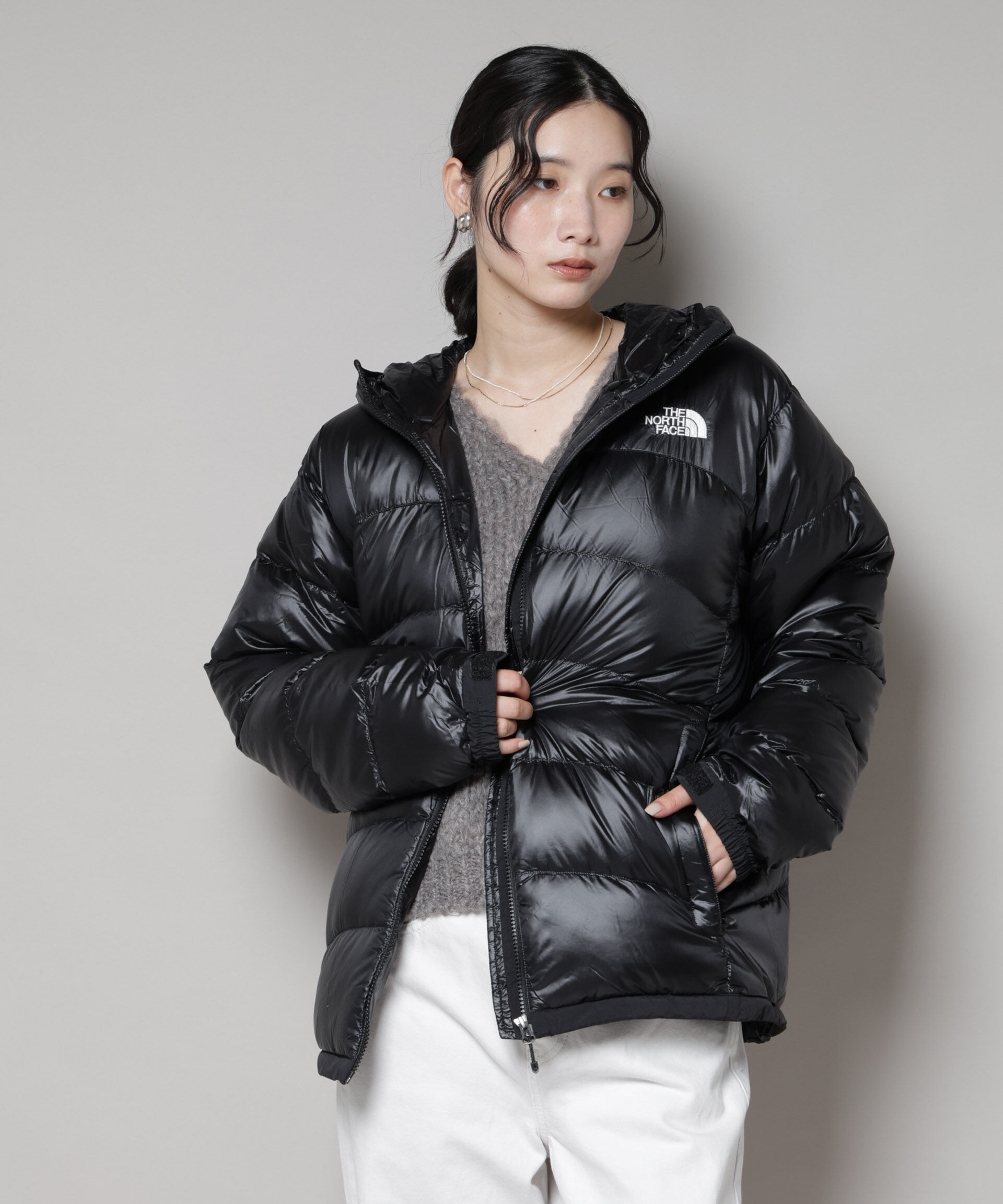 nano･universe「THE NORTH FACE/Aconcagua Hoodie」|ダウン|ブラック
