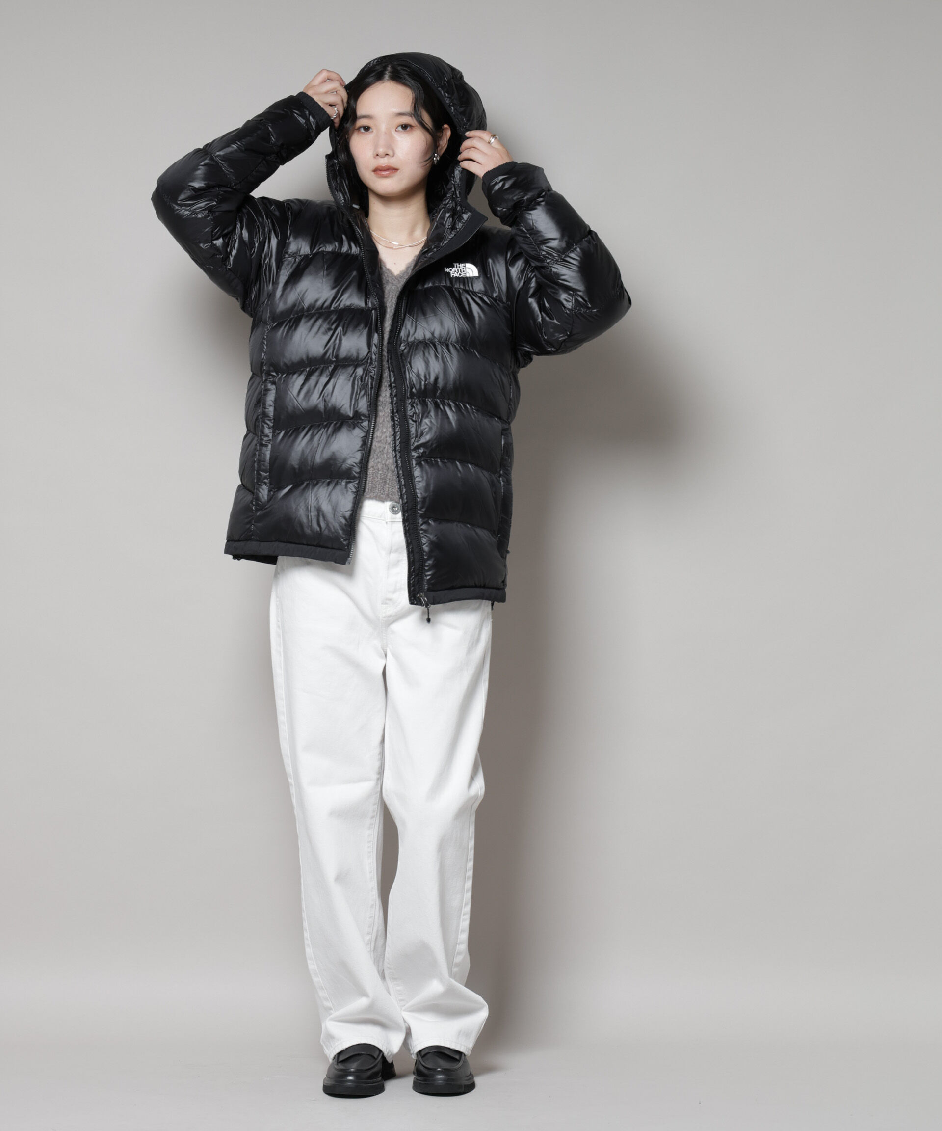 nano･universe「THE NORTH FACE/Aconcagua Hoodie」|ダウン|