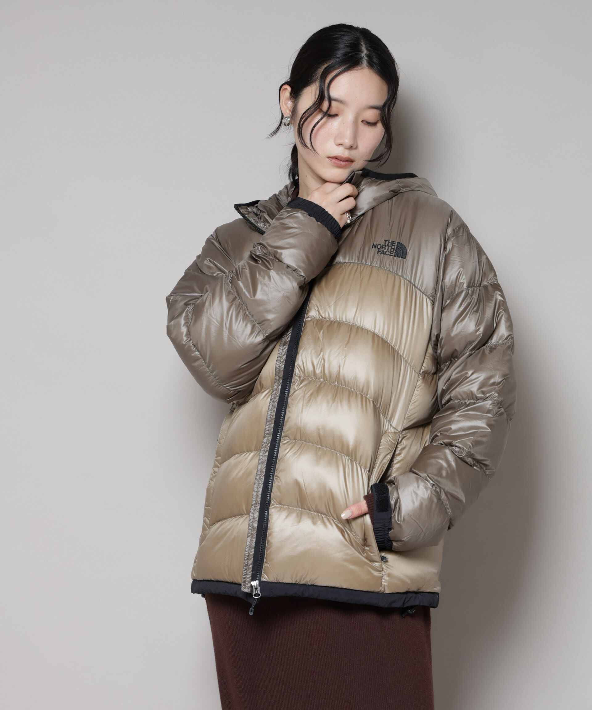 nano･universe「THE NORTH FACE/Aconcagua Hoodie」|ダウン|