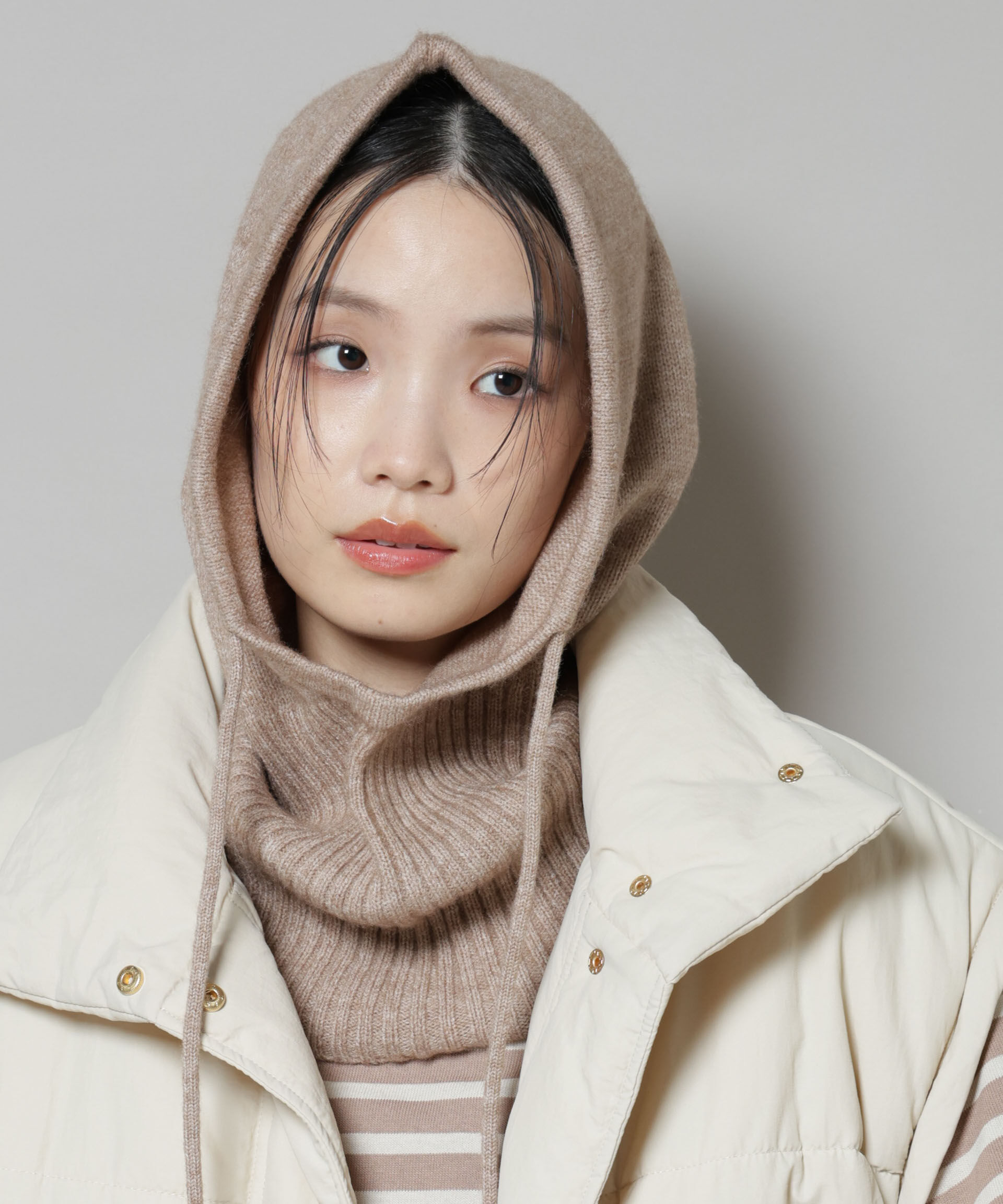 nano･universe「バラクラバ」|マフラー|ベージュ