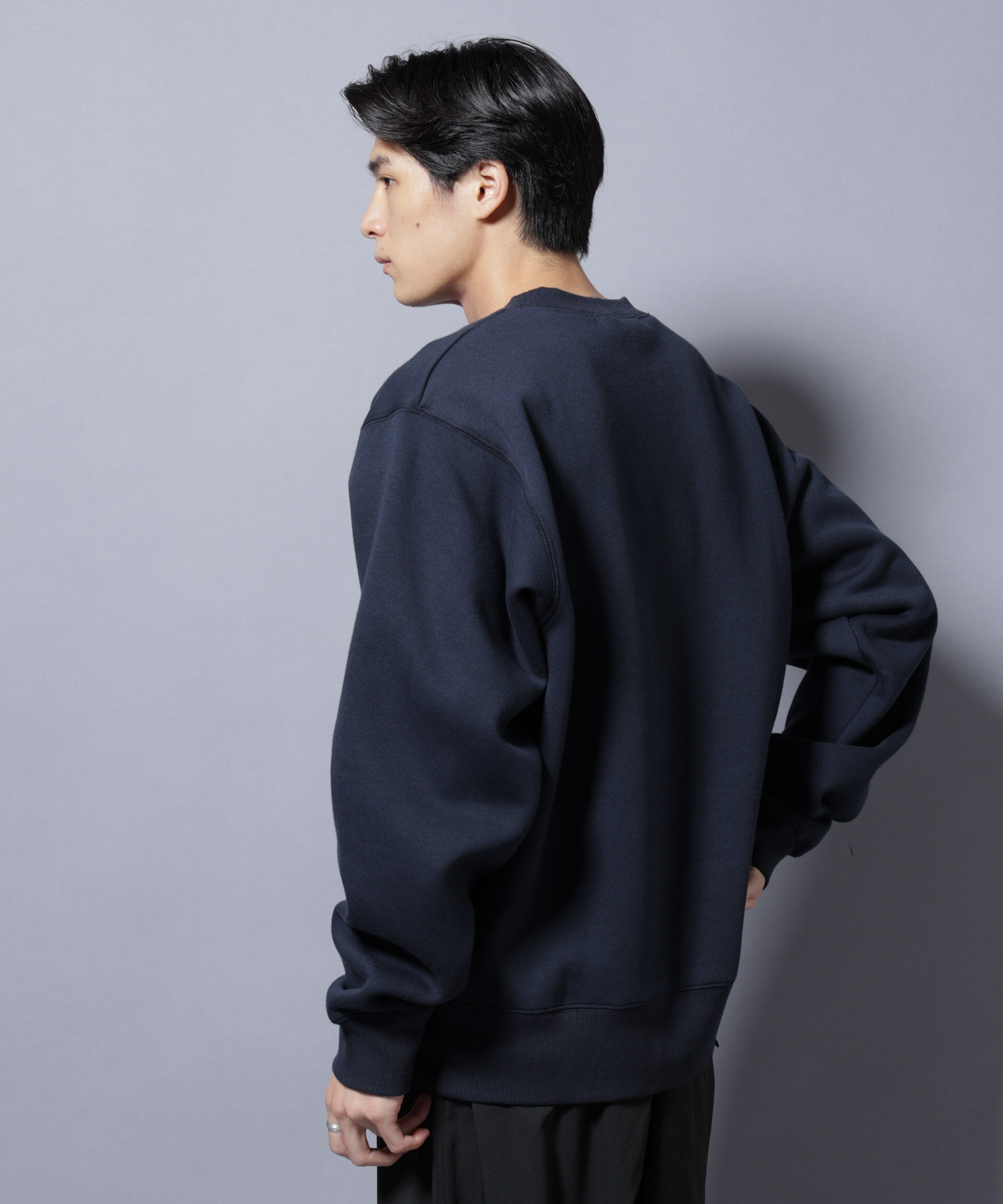 nano･universe「「NJ/CLUB」裏起毛 ジャージークルーネックスウェット」|Tシャツ・カットソー|