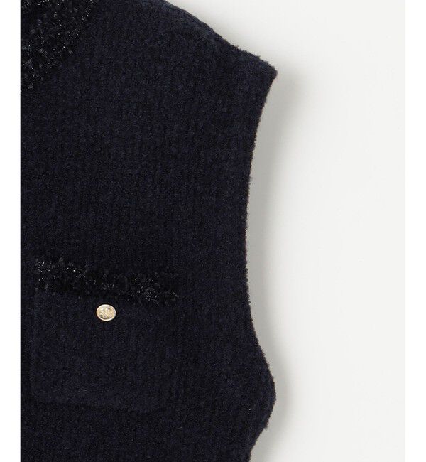 組曲「【WEB限定】ツィードニットベスト」|ベスト・ジレ|