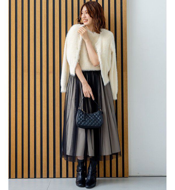 組曲「【飯豊まりえさん着用・Oggi12月号掲載】ギャザーチュール スカート」|スカート|