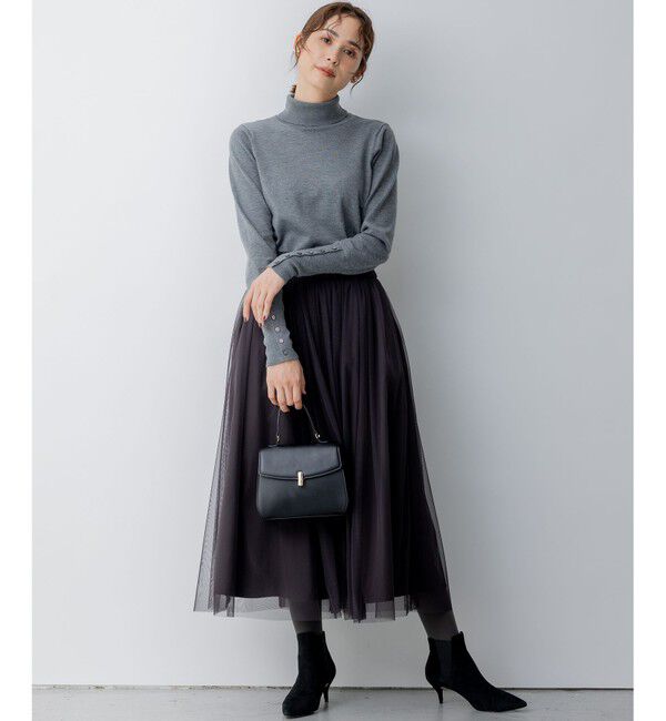 組曲「【飯豊まりえさん着用・Oggi12月号掲載】ギャザーチュール スカート」|スカート|