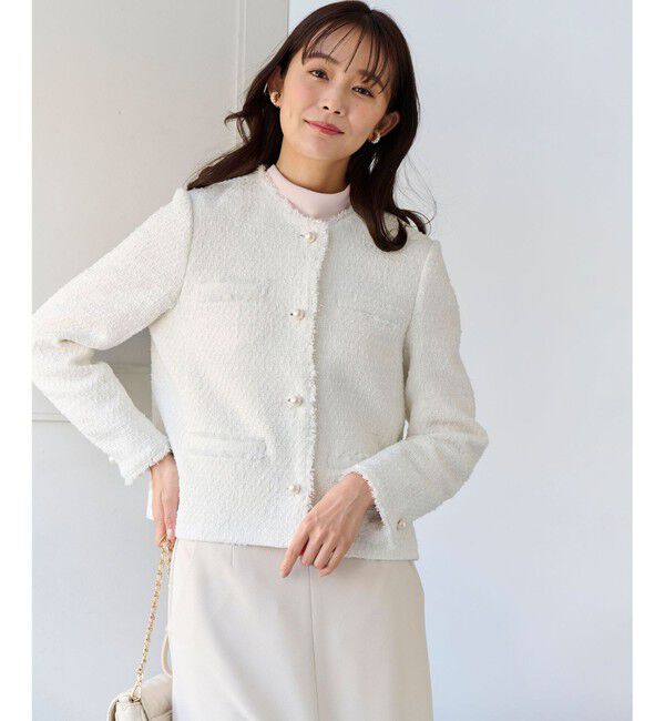 組曲「【KUMIKYOKU NAVY】ファンシーツイード 2WAYジャケット」|その他|