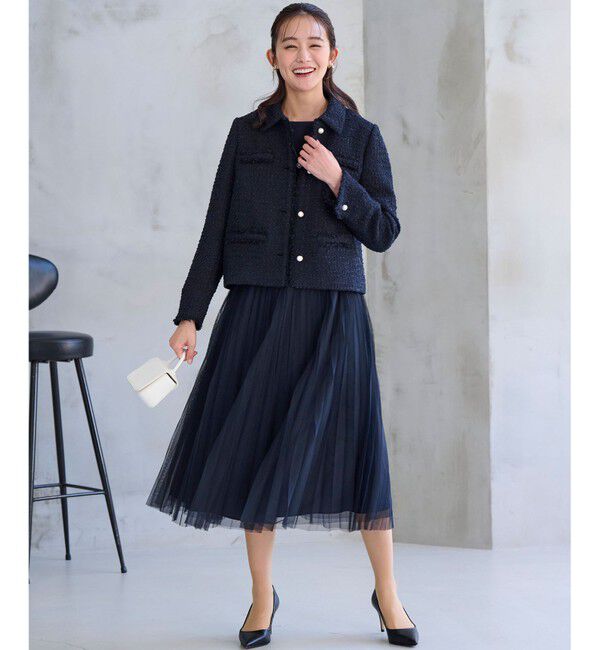 組曲「【KUMIKYOKU NAVY】ファンシーツイード 2WAYジャケット」|その他|