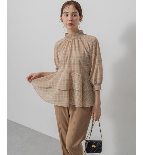 組曲「ライトトロピカルティアード ブラウス」|シャツ・ブラウス|