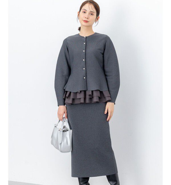 組曲「【WEB限定】スポンディッシュニットアップ」|スーツ|グレー系