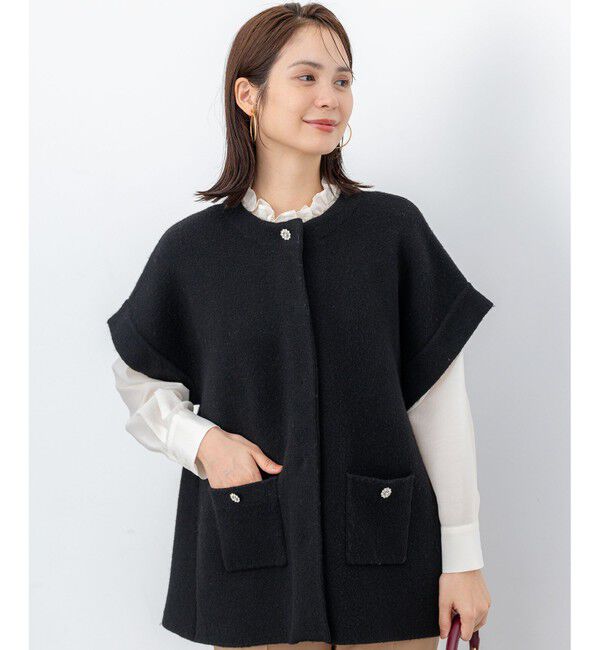 組曲「【WEB限定】プレーティングニットアウタージレ」|ベスト・ジレ|