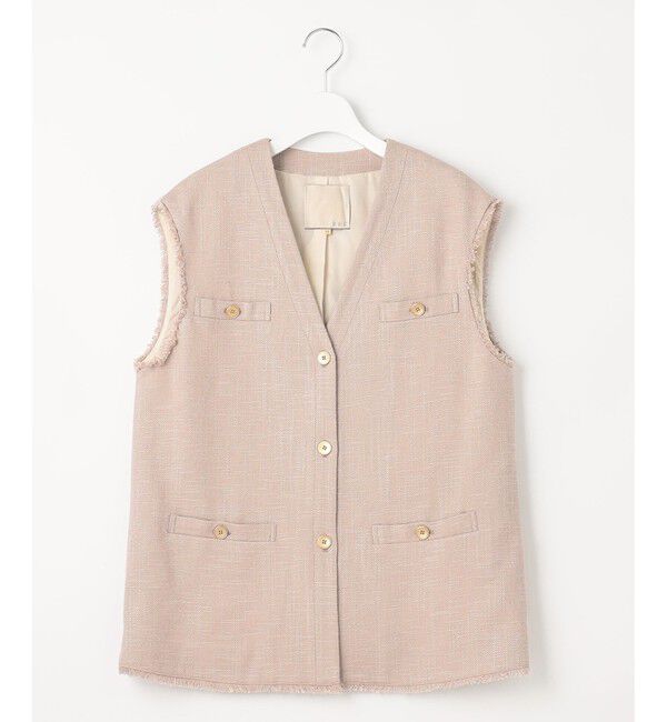 自由区「【セット可】ラミーブッチャー ショートジレ」|ベスト・ジレ|