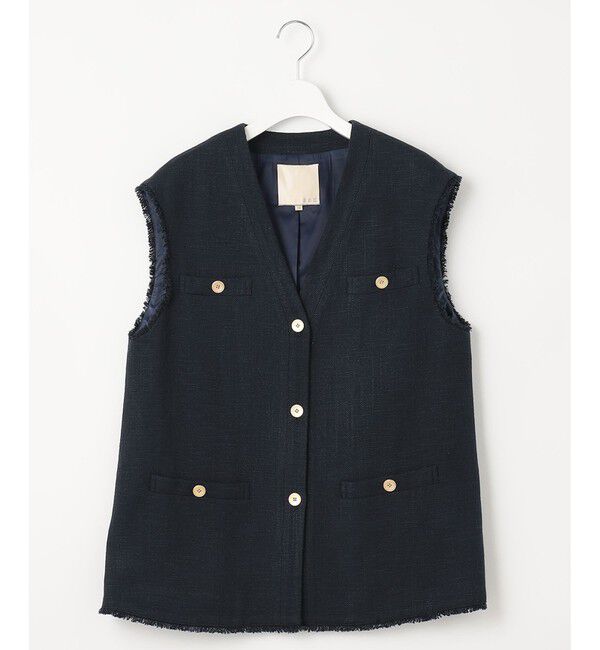 自由区「【セット可】ラミーブッチャー ショートジレ」|ベスト・ジレ|