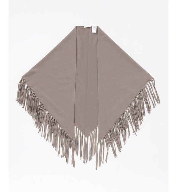 自由区「【洗える】ソフトウールハイゲージフリンジ ストール」|ストール|