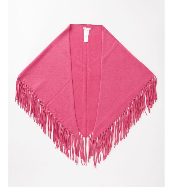 自由区「【洗える】ソフトウールハイゲージフリンジ ストール」|ストール|