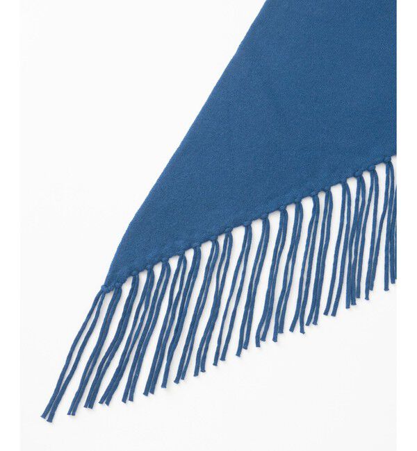 自由区「【洗える】ソフトウールハイゲージフリンジ ストール」|ストール|