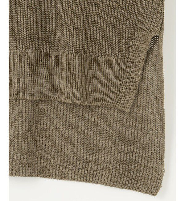 自由区「【洗える】リネンミドルゲージニット ベスト」|ベスト・ジレ|