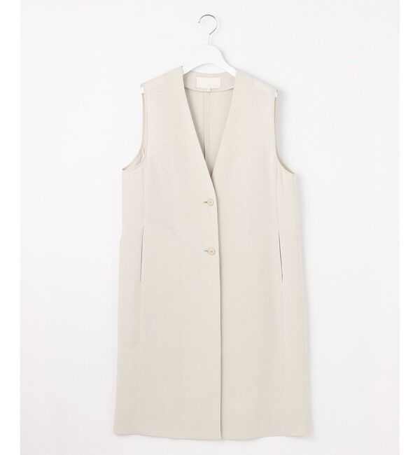 自由区「【セットアップ対応・UVカット・接触冷感・洗える】ライトストレッチ ジレ」|ベスト・ジレ|