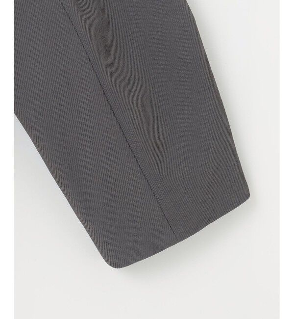 自由区「【洗える】ボアコンビ アウター」|ノーカラージャケット|