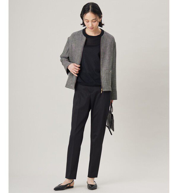 自由区「コットンサテンテーパード パンツ」|その他|