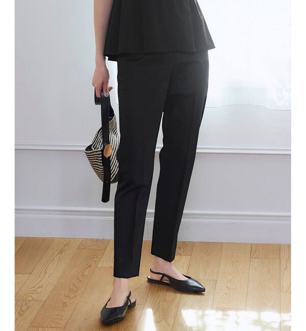 自由区「コットンサテンテーパード パンツ」|その他|