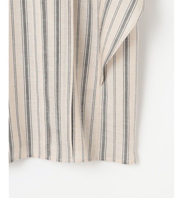 自由区「【接触冷感・吸水速乾・洗える】ナチュラルリネンフレア袖 シャツ」|シャツ・ブラウス|