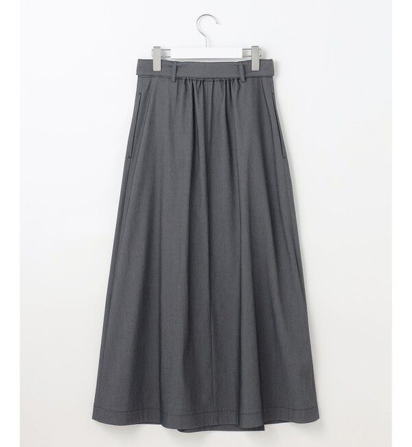 自由区「デニムライクボトムフレア スカート」|スカート|