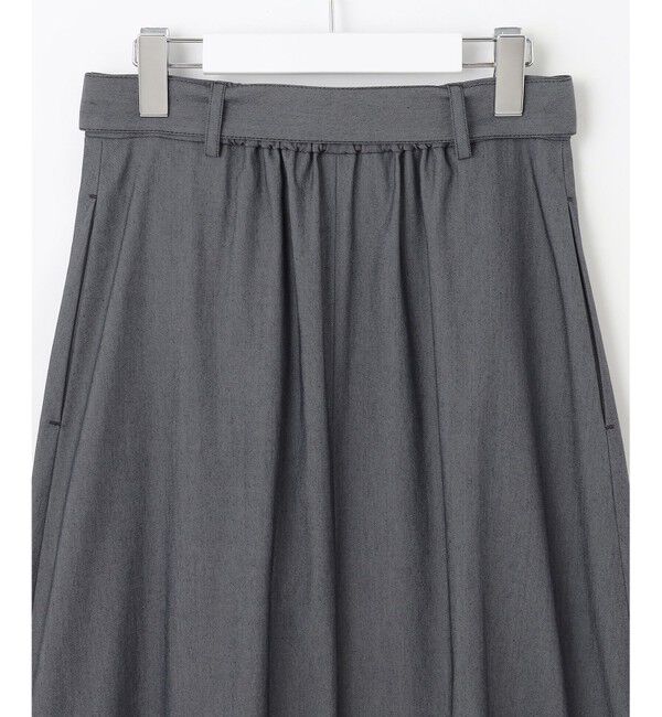 自由区「デニムライクボトムフレア スカート」|スカート|