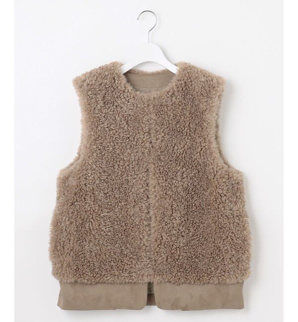 自由区「【SHIHOさん着用】カルガンラムエコファー ジレ」|ベスト・ジレ|