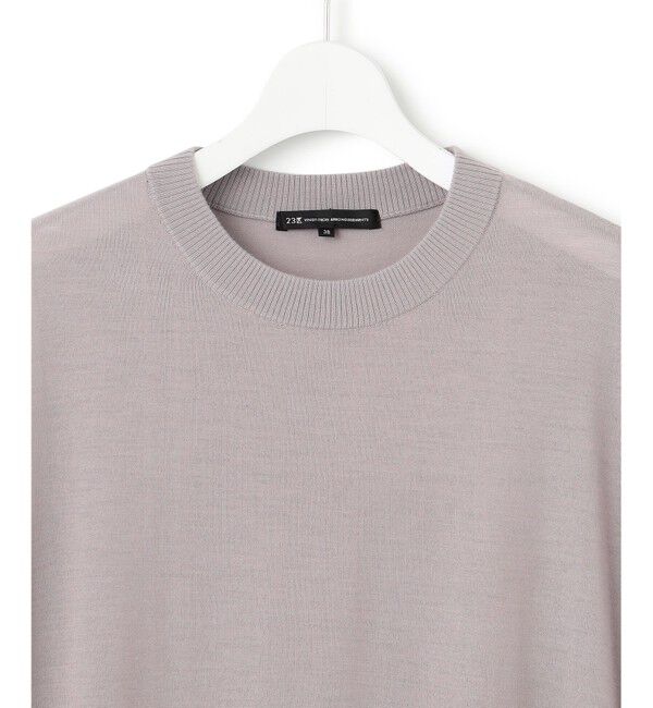 23区「【洗える】コンパクトウール ロングベスト」|ベスト・ジレ|