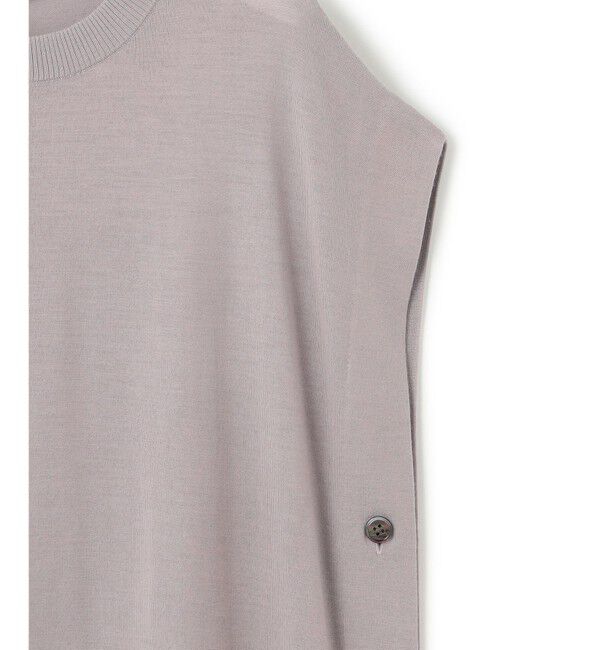 23区「【洗える】コンパクトウール ロングベスト」|ベスト・ジレ|