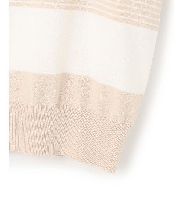 23区「【洗える】コットンポリエステルストレッチ ショート ニット」|ニット・セーター|