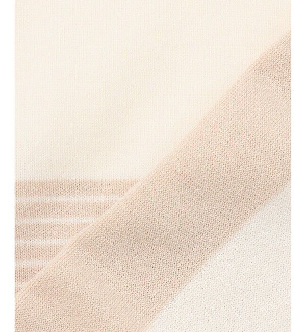 23区「【洗える】コットンポリエステルストレッチ ショート ニット」|ニット・セーター|