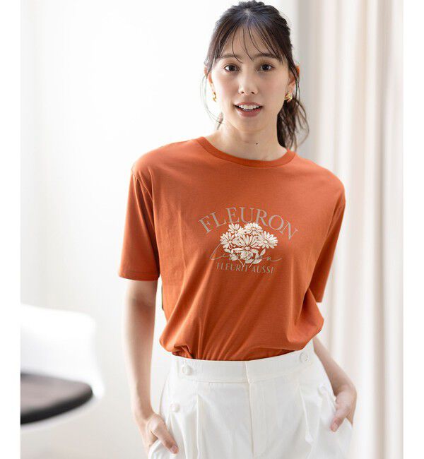 ANY SIS「【洗える】ロゴ刺繍 Tシャツ」|Tシャツ・カットソー|ｵﾚﾝｼﾞﾌ