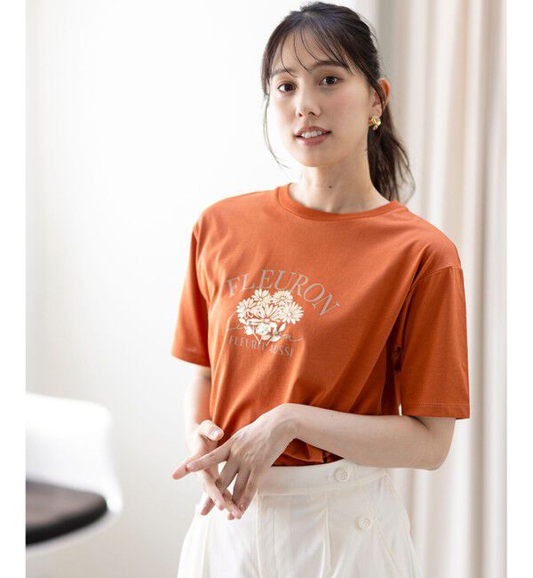 ANY SIS「【洗える】ロゴ刺繍 Tシャツ」|Tシャツ・カットソー|