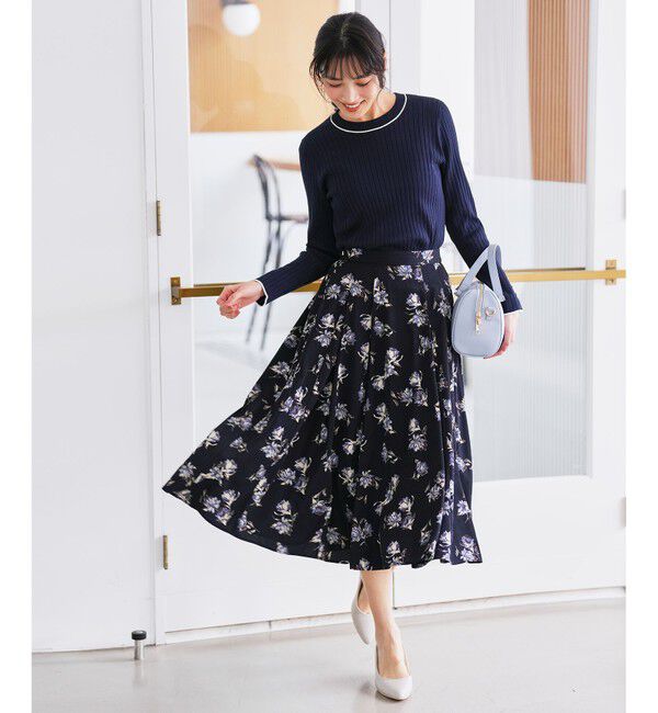 ANY SIS「フラワータック スカート」|スカート|
